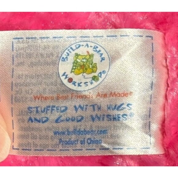 Sitting Build a Bear Pink Apatosaurus Dinosaur Plush 20in Stuffed Animal Toy - Picture 16 of 16